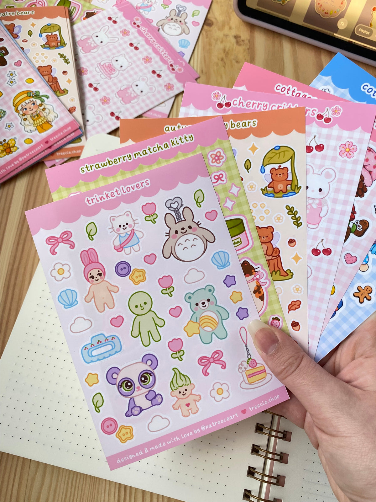 sticker sheets