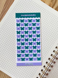 Alphabet Butterfly Sticker Sheet