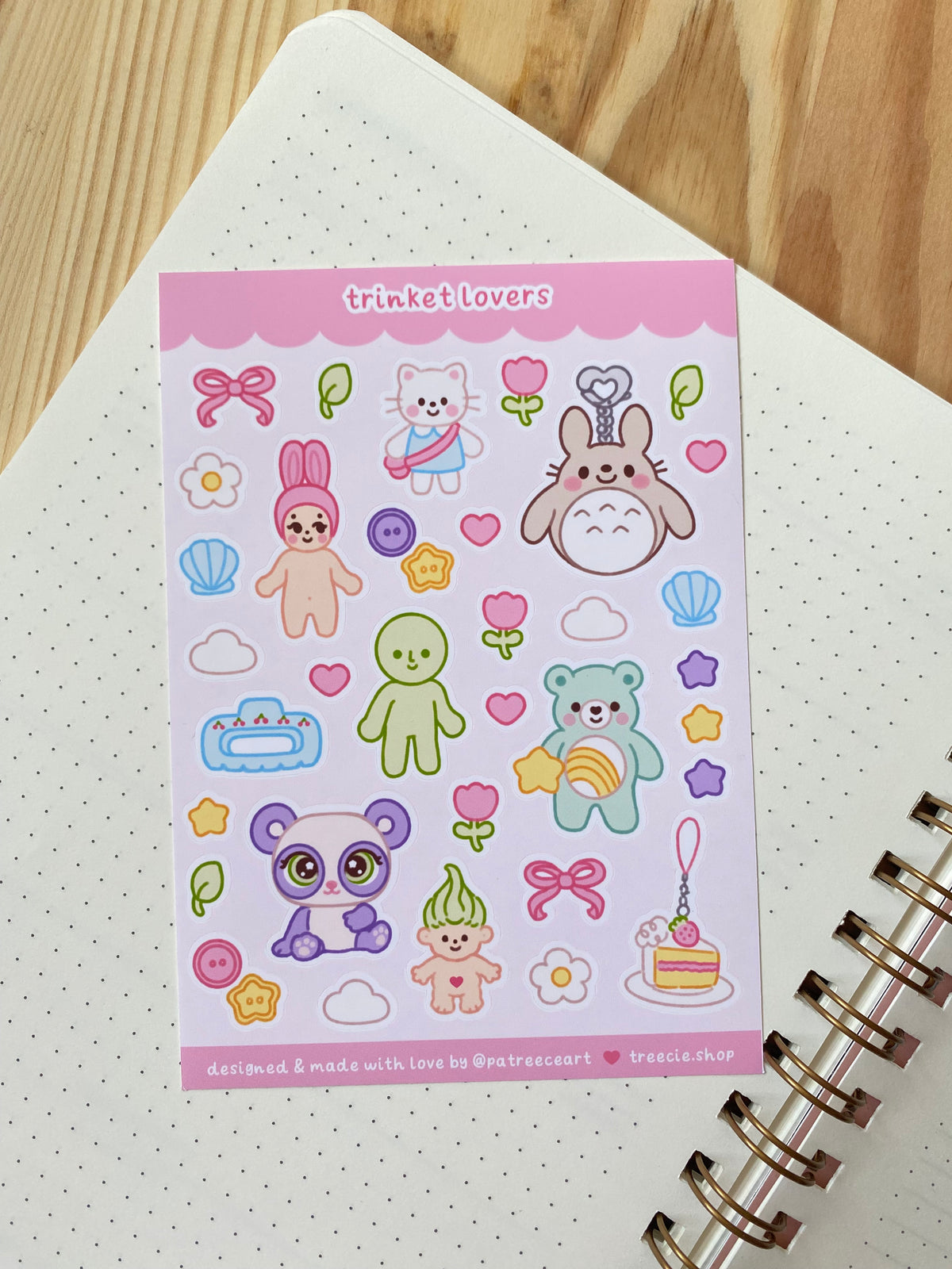 Trinket Lovers Sticker Sheet