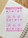 Cherry Critters Sticker Sheet