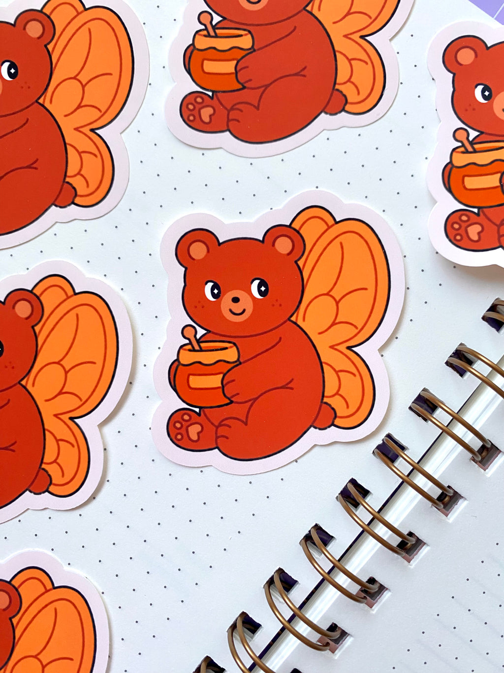 Honey Bear Fairy Sticker