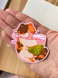 Matcha Kitty Sticker