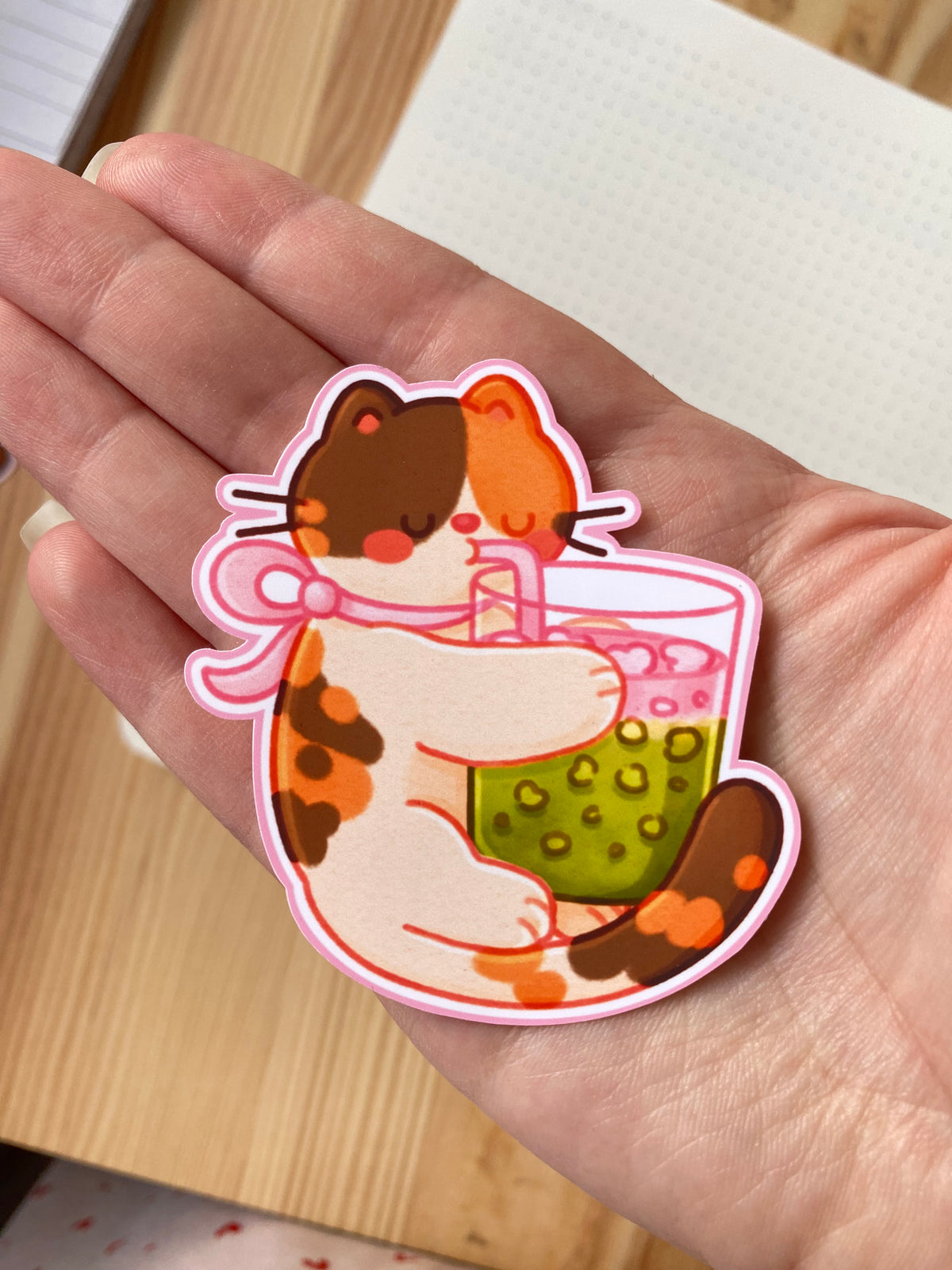 Matcha Kitty Sticker