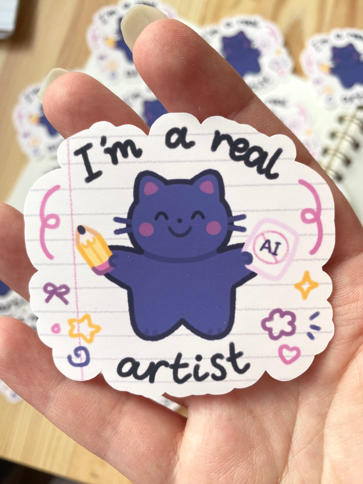 Real Artist Sticker