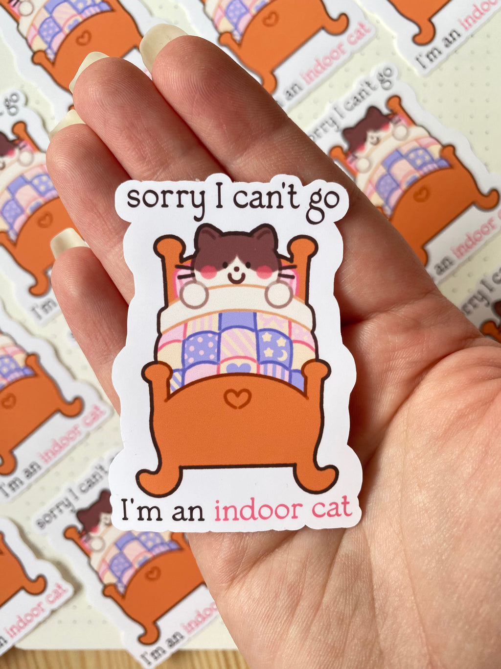 Indoor Cat Sticker