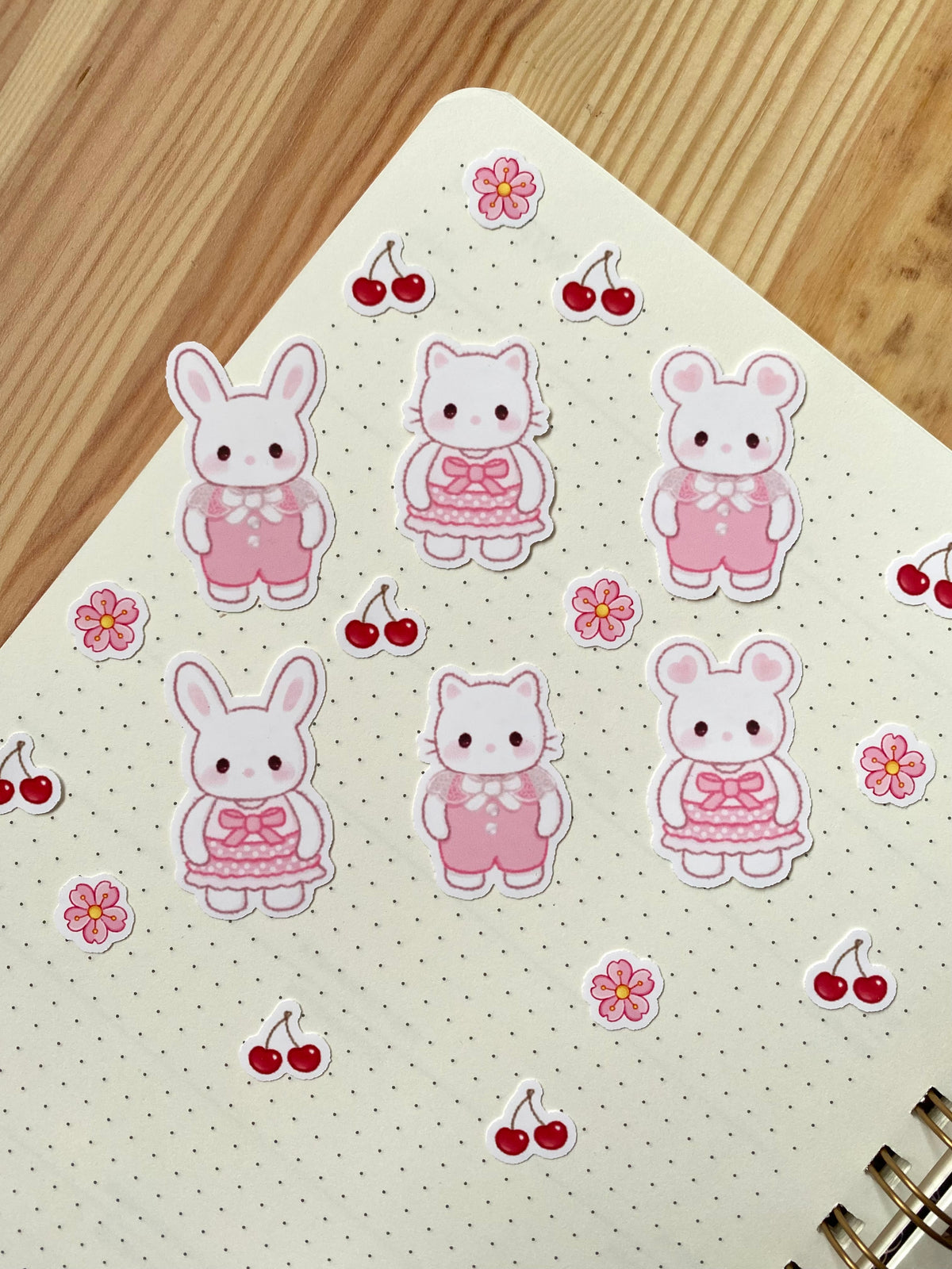 Cherry Critters Sticker Pack