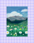Mountain Daisies Art Print