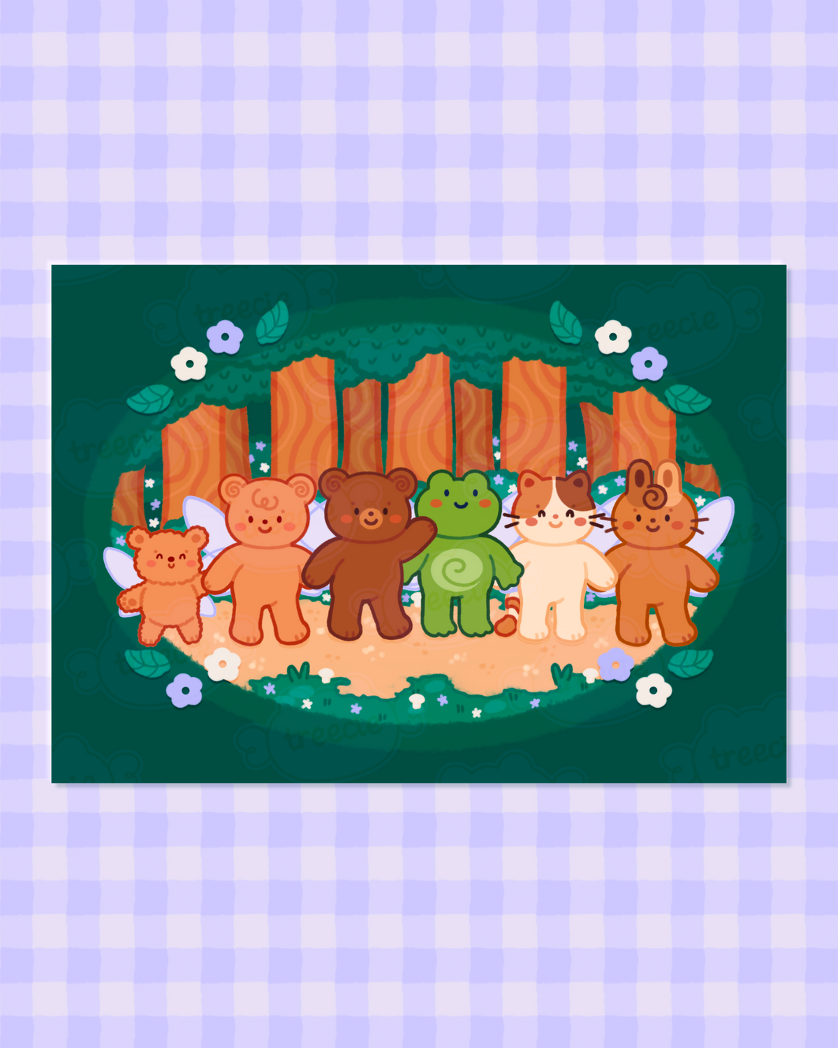 Forest Walk Art Print